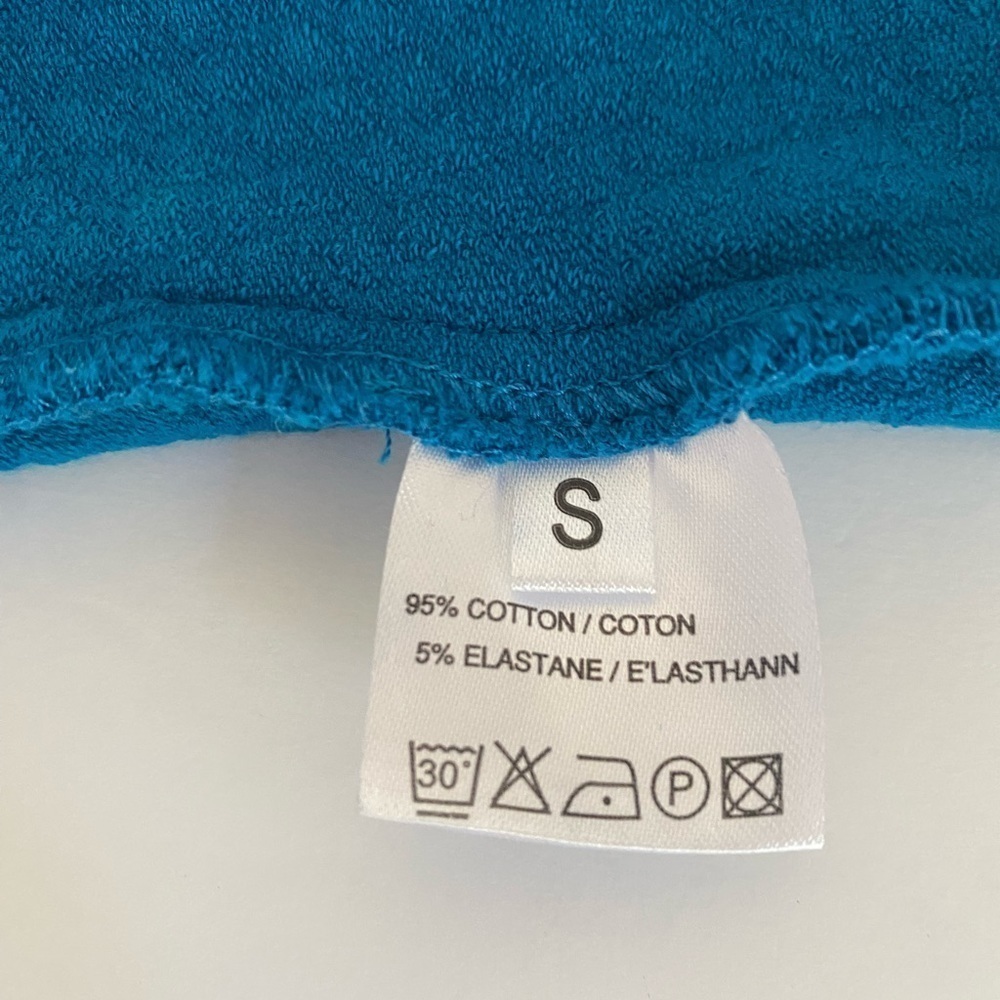 Ganni Teal Peplum Top S - Picture 5 of 9